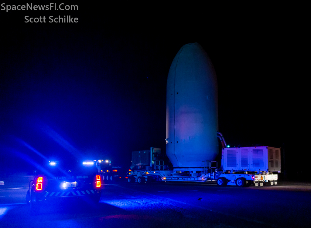 NASA SpaceX Falcon Heavy Payload Psyche Spacecraft & Fairings Begins The 21 Month Journey