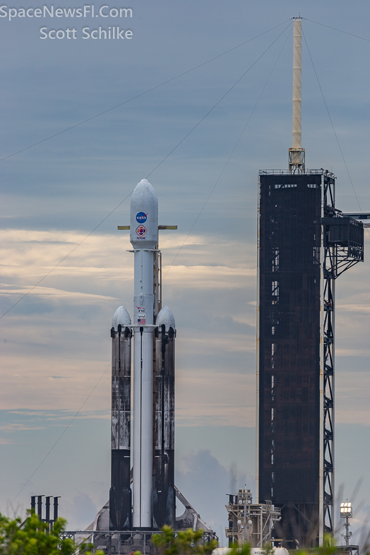 NASA SpaceX Falcon Heavy Psyche Mission Poised For Launch