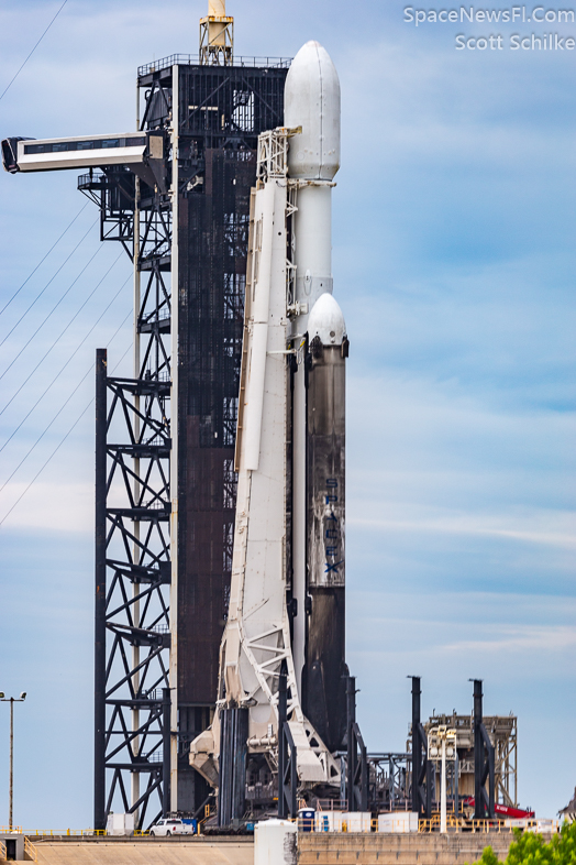 NASA SpaceX Falcon Heavy Psyche Mission Poised For Launch