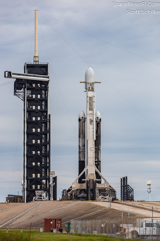NASA SpaceX Falcon Heavy Psyche Mission Poised For Launch