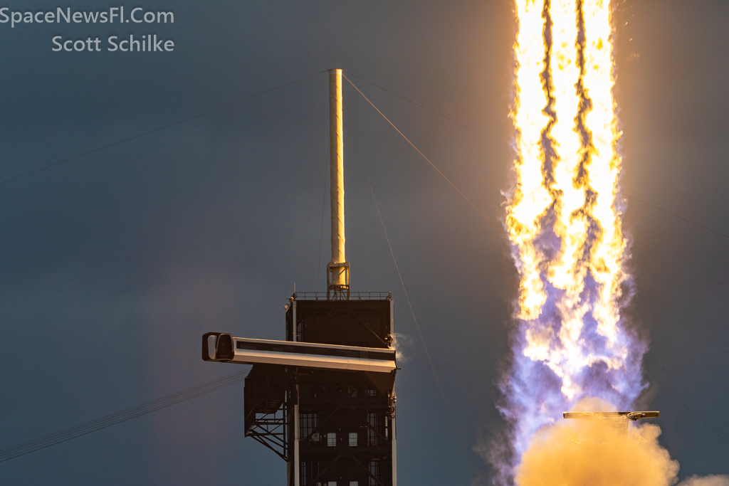 Remote Engine Shot From The Crawler Way LC-39A NASA SpaceX Psyche