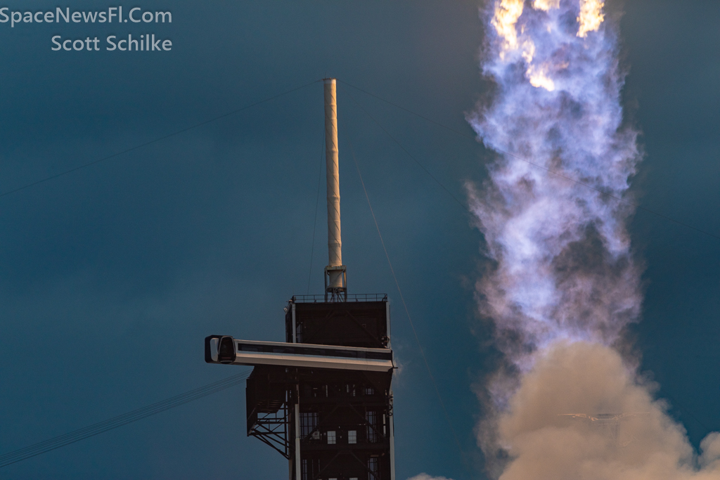 Remote Engine Shot From The Crawler Way LC-39A NASA SpaceX Psyche