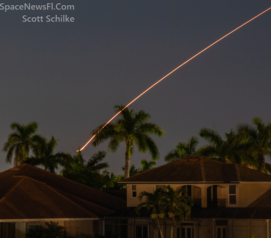 SpaceX Starlink 6-23 From 294 Miles Marco Island Florida Southwest Gulf Coast