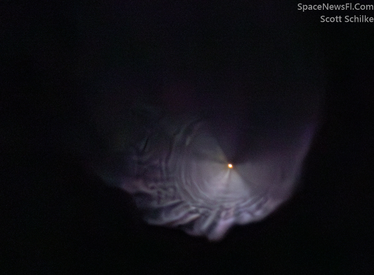 Downrange SpaceX Starlink 6-26 With First 18th Flown Booster B-1058-18 11-3-2023 8:37 PM