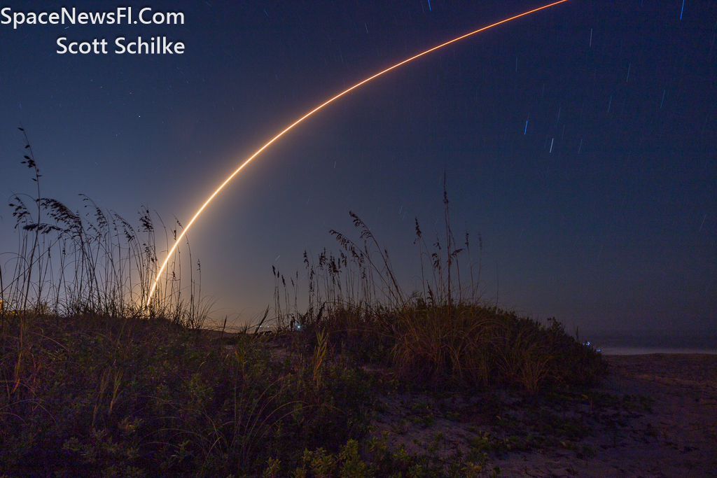 Liftoff of SpaceX Starlink 6-27 at 12:05 AM 11-8-2023 From SLC-40 Cape Canaveral
