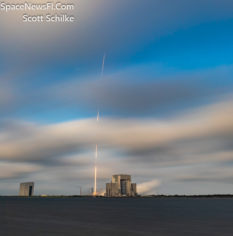 SpaceX SES 03b mPower 5&6 Liftoff In & Out Of The Clouds 4:08 PM EST Nov. 12th 2023
