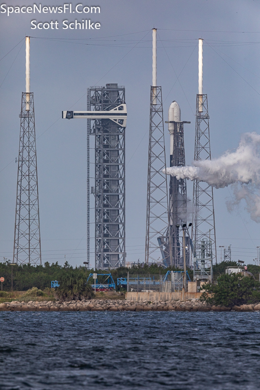 SpaceX SES 03b mPower 5&6 Liftoff In & Out Of The Clouds 4:08 PM EST Nov. 12th 2023
