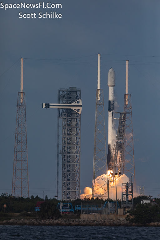 SpaceX SES 03b mPower 5&6 Liftoff In & Out Of The Clouds 4:08 PM EST Nov. 12th 2023