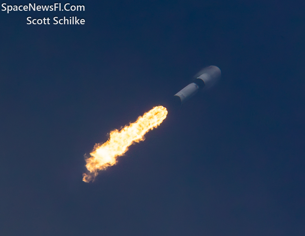 SpaceX SES 03b mPower 5&6 Liftoff In & Out Of The Clouds 4:08 PM EST Nov. 12th 2023