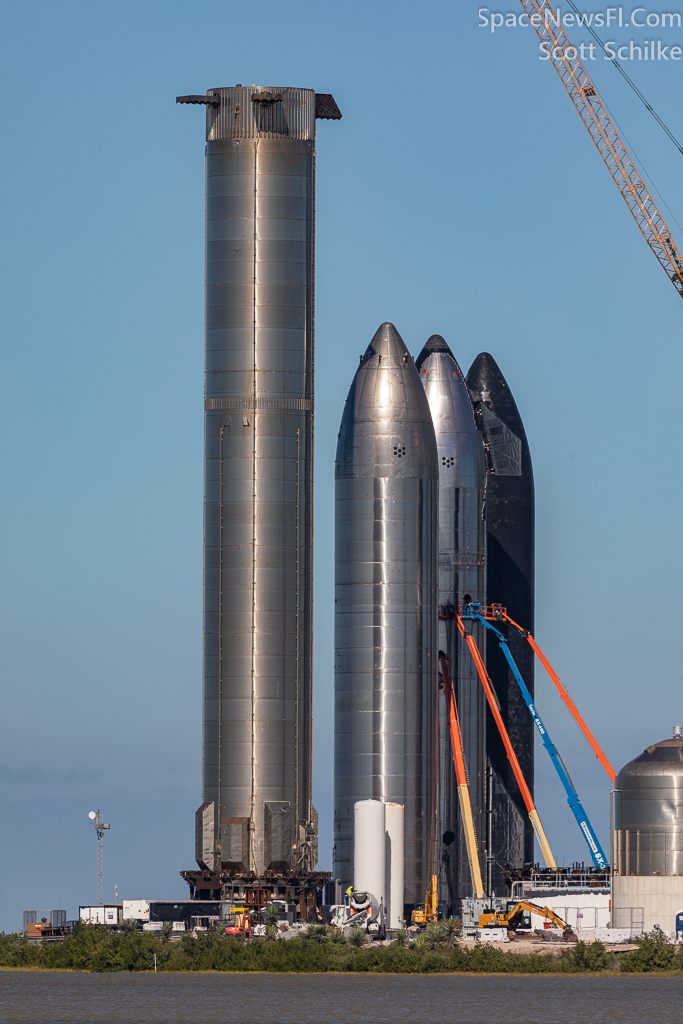 SpaceX Starbase Rocket Garden Continues To Grow