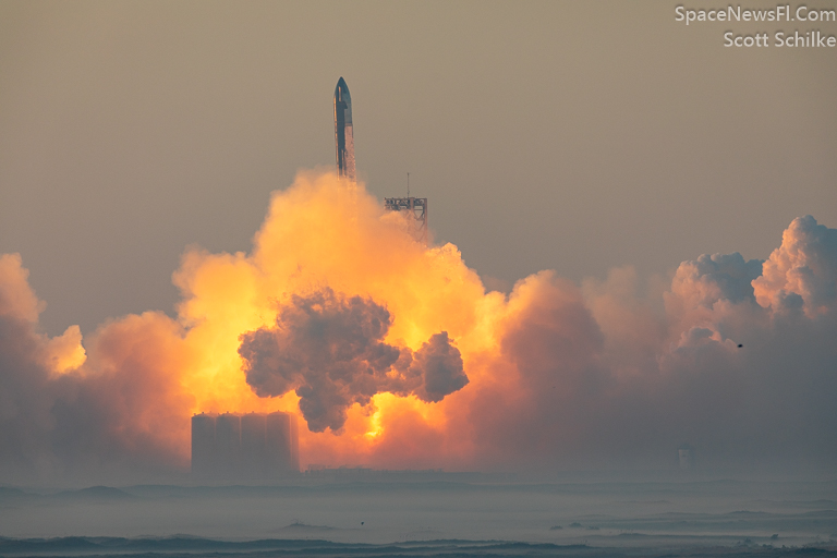 SpaceX Starship Test Flight #2 Liftoff Starbase Texas