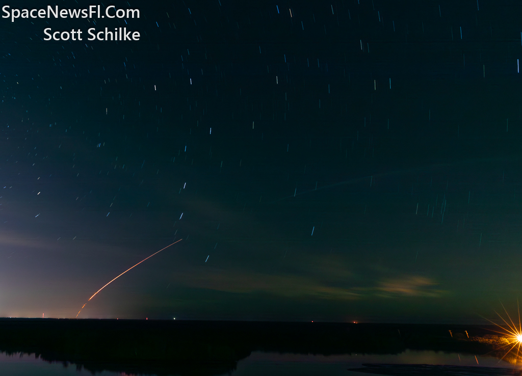 SpaceX Starlink 6-29 at 2:47 AM Nov. 22nd 2023 From Marco Island Fl.