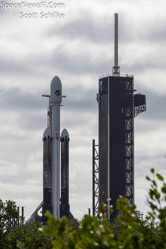 SpaceX 9th Falcon Heavy USSF-52 Poised For Liftoff