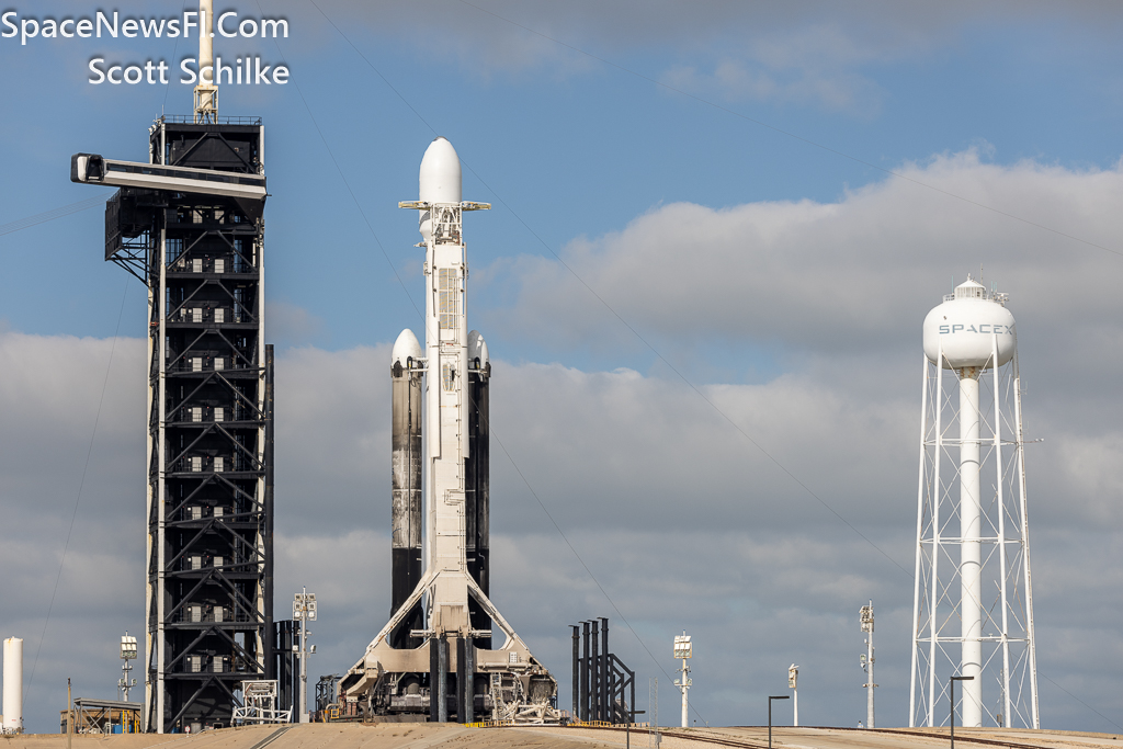 SpaceX 9th Falcon Heavy USSF-52 Poised For Liftoff