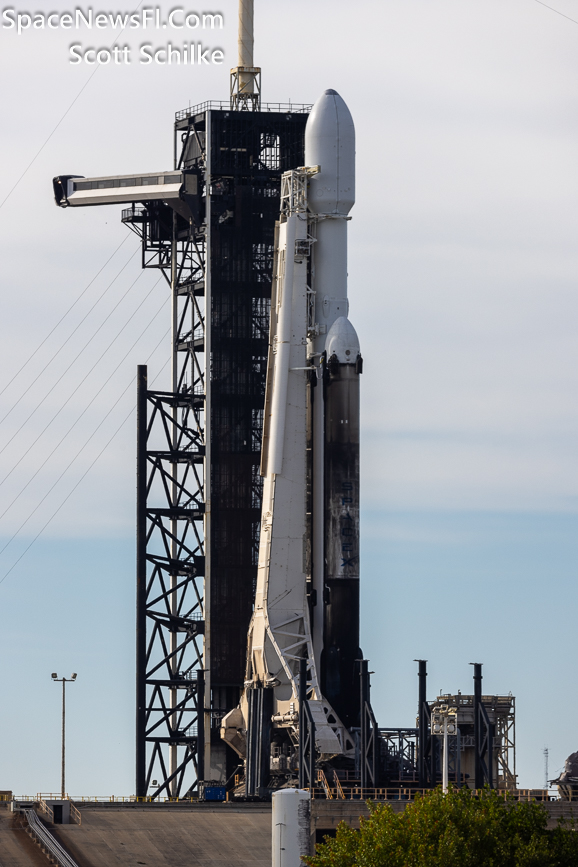 SpaceX 9th Falcon Heavy USSF-52 Poised For Liftoff