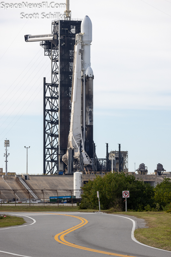 SpaceX 9th Falcon Heavy USSF-52 Poised For Liftoff