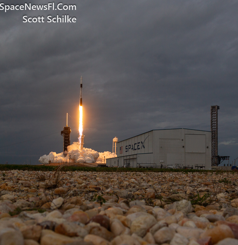 Remote Camera Action From 3 Different Locations Around LC-39A