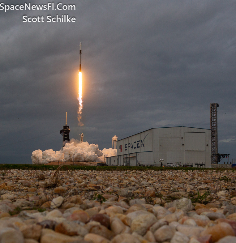Remote Camera Action From 3 Different Locations Around LC-39A